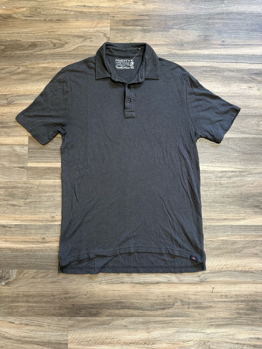 Faherty Cloud Cotton Polo Shirt